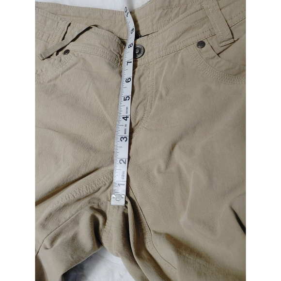 Women's KÜHL Beige Convertible Cotton Blend Stretchy Cargo Pants Size 8 - Picture 9 of 12